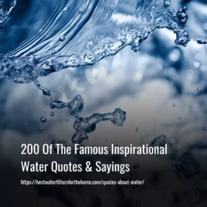 Read more about the article 200 Of The Famous Inspirational Water Quotes & Sayings
