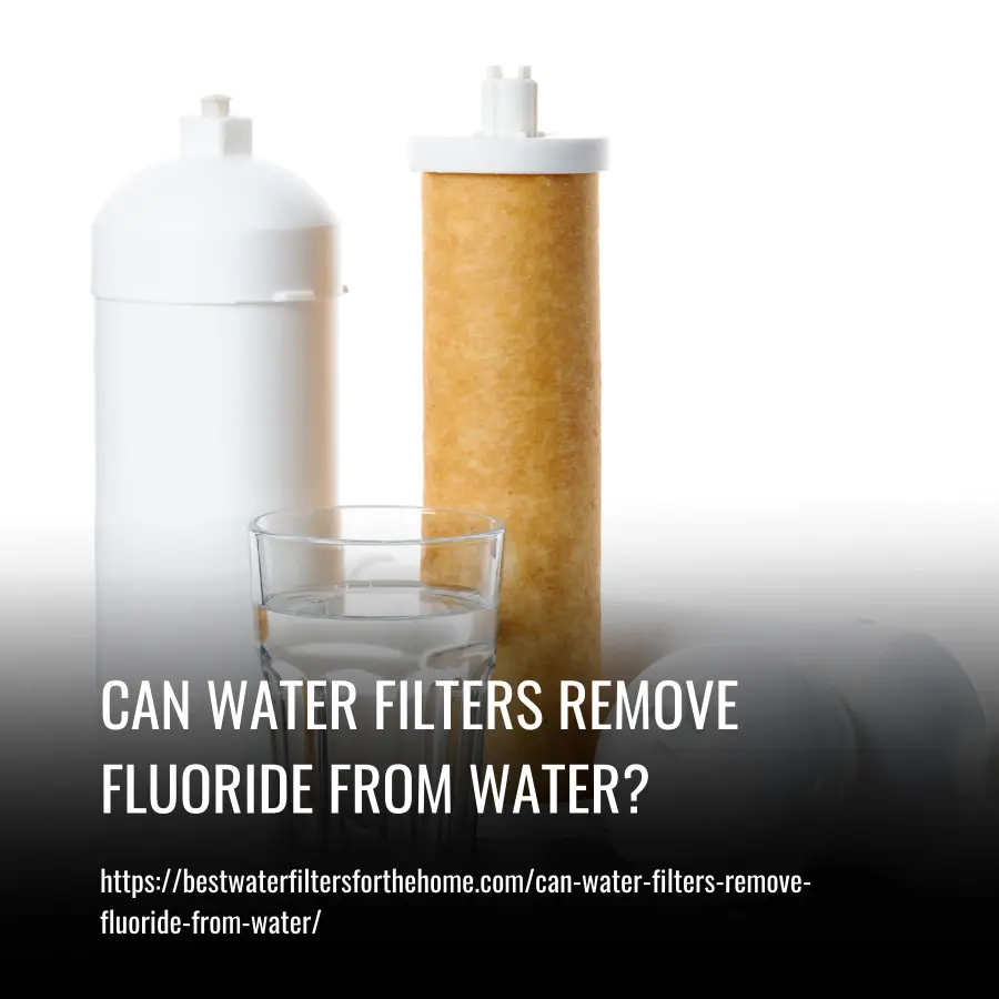 Can Water Filters Remove Fluoride from Water